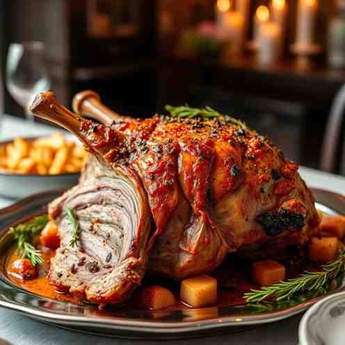 Slow Cooked Leg of Lamb - Perfect Mechoui Roast